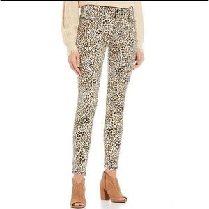 William Rast Perfect Ankle Skinny Cheetah / Leopard Jeans; Sz 29 🐆